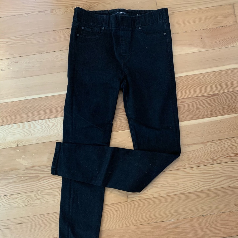 Liverpool Chloe Skinny in Black Rinse